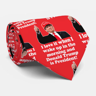 Funny Donald Trump I Love it 47th President Tie