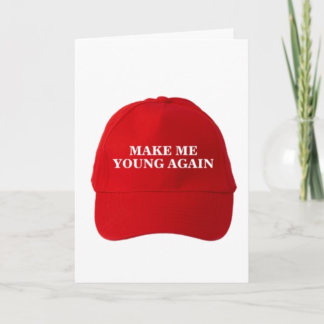 Funny Donald Trump MAGA Birthday  Card (Front)