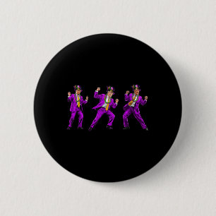 Funny Donald Trump Make Mardi Gras Great Again 6 Cm Round Badge