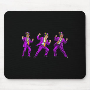 Funny Donald Trump Make Mardi Gras Great Again Fle Mouse Pad