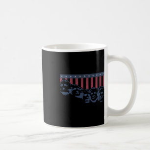 Funny Donald Trump Mount Rushmore American Flag 4t Coffee Mug