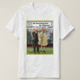 Funny Donald Trump Putin Smocking Gun Joke T-Shirt
