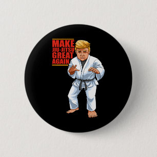 Funny Donald Trump Republican - Jiu-jitsu And Bjj  6 Cm Round Badge