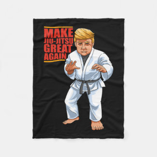 Funny Donald Trump Republican - Jiu-jitsu And Bjj Fleece Blanket