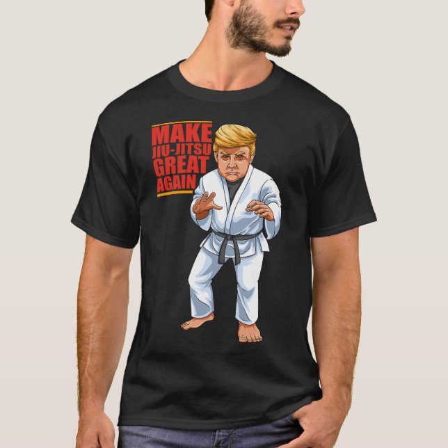 Funny Donald Trump Republican - Jiu-jitsu And Bjj  T-Shirt (Front)