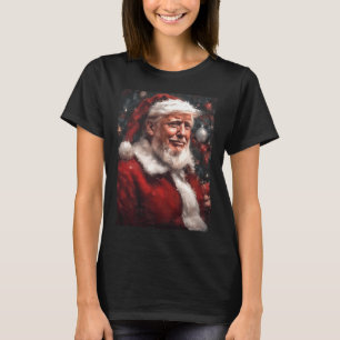 Funny Donald Trump Santa Claus Christmas Daddy's H T-Shirt