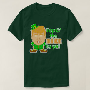 Funny Donald Trump St Patricks Day Leprechaun T-Shirt