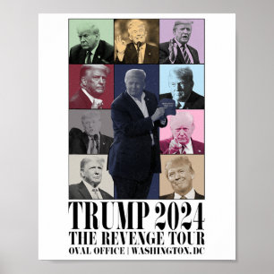 Funny Donald Trump The Revenge Tour Ultra Mega Tou Poster