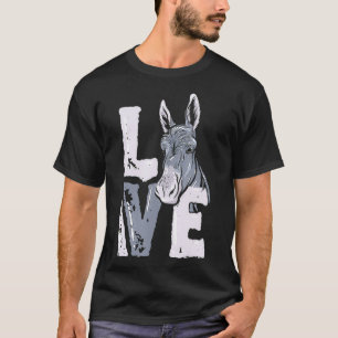 Funny Donkey Animal Mule Love Donkeys T-Shirt