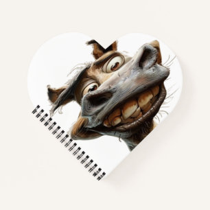 funny donkey art design notebook