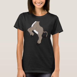 Funny donkey body costume, halloween animal cospla T-Shirt