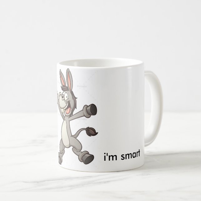 funny donkey mug (Front Right)