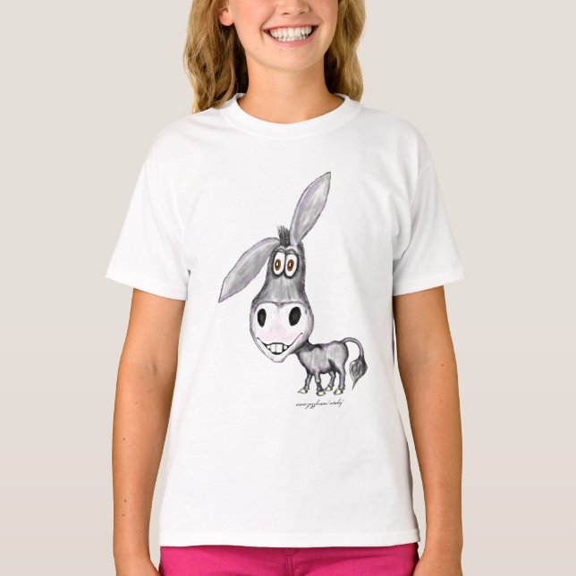 Funny donkey t-shirt design (Front)