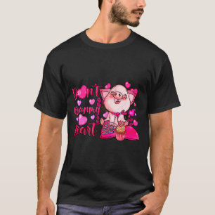 Funny Dont Bacon My Heart Cute G Valentines Da  T-Shirt