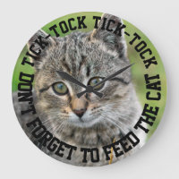 Funny Don't Forget to Feed the Cat Personalizable