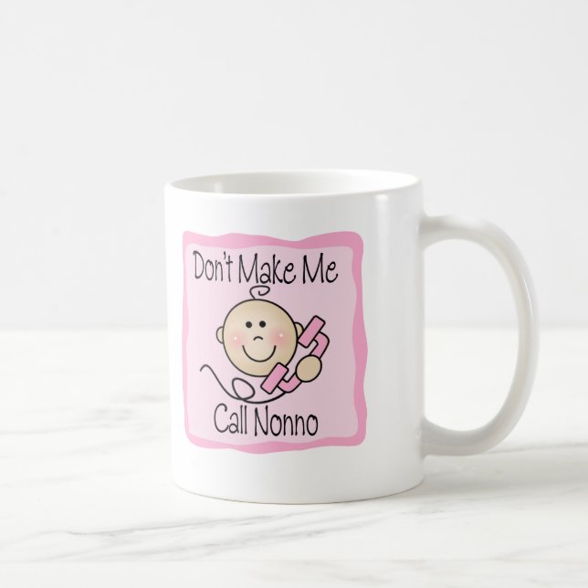 Funny Don't Make Me Call Nonno Coffee Mug (Right)