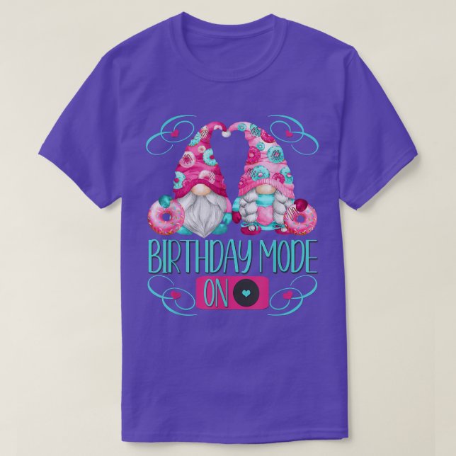 Funny Donut Birthday Mode Motif For Donut Lover Cu T-Shirt (Design Front)