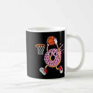Funny Donut Dunking Basketball Doughnut Food Champ Coffee Mug