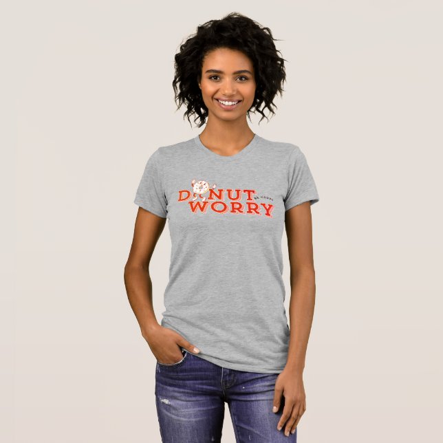 Funny Donut Worry tee (Front Full)