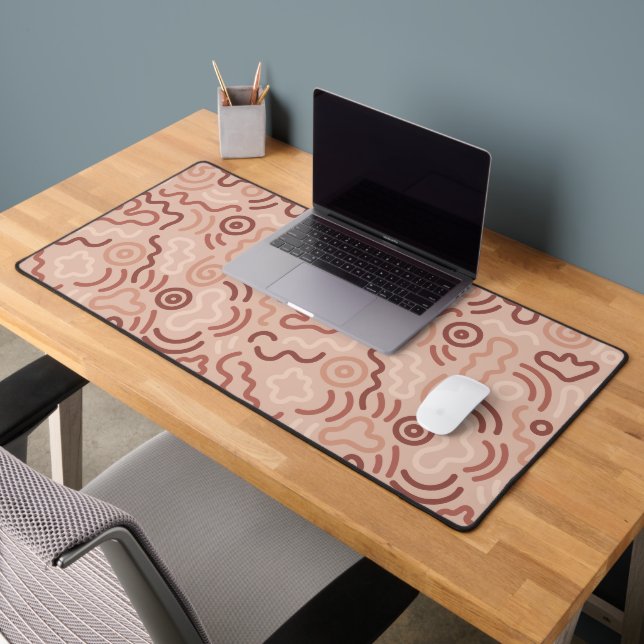 Funny Doodle Pattern Desk Mat (Office 2)