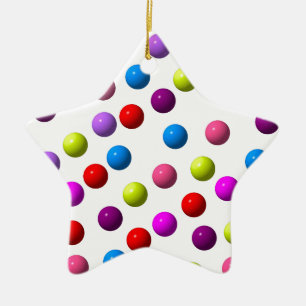 Funny Dots Ceramic Tree Decoration