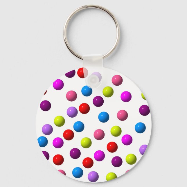 Funny Dots Key Ring (Front)