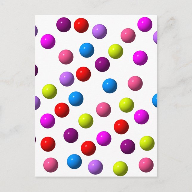 Funny Dots Postcard (Front)