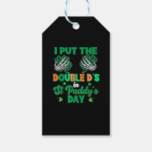 Funny Double Ds In St Paddys Day Patricks Shamrock Gift Tags