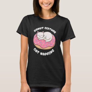 Funny Doughnut Cat T-Shirt