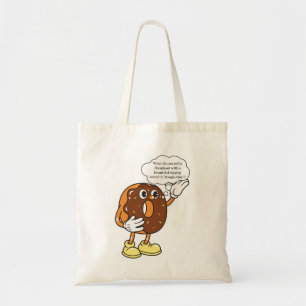 Funny Doughnut Joke Tote Bag