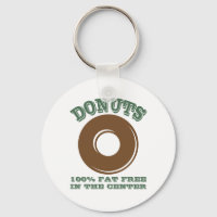 Funny Doughnut Keychain