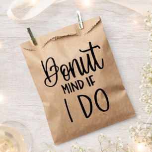 Funny Doughnut Lover Doughnut Mind If I Do Wedding Favour Bag