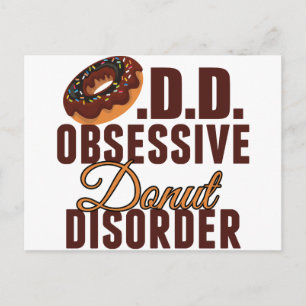 Funny Doughnut Postcard