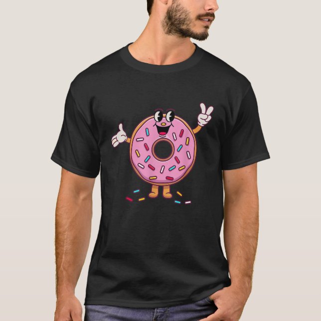 Funny Doughnut Shirt Toddler Boys Kids Girls Dough (Front)