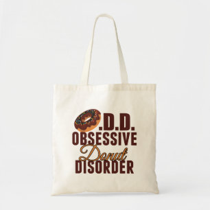 Funny Doughnut Tote Bag