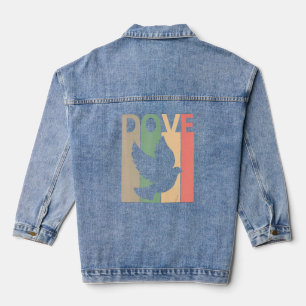 Funny Dove Costume Denim Jacket