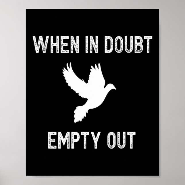 Funny Dove Hunter For Hunters - Bird Gift Tee Idea Poster (Front)
