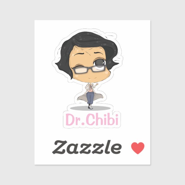 Funny Dr. Chibi Sticker_ Healthcare Heroes (Sheet)