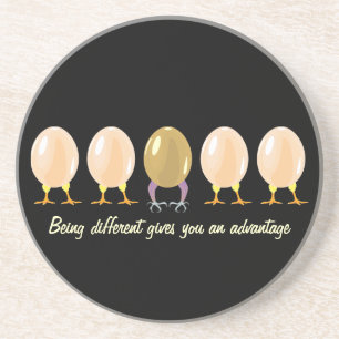 funny dragon and chickens eggs Coaster