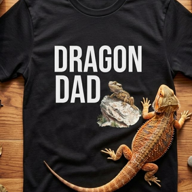 Funny Dragon Dad Bearded Lizard T-Shirt (Creator Uploaded)
