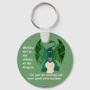 Funny Dragon Keychain