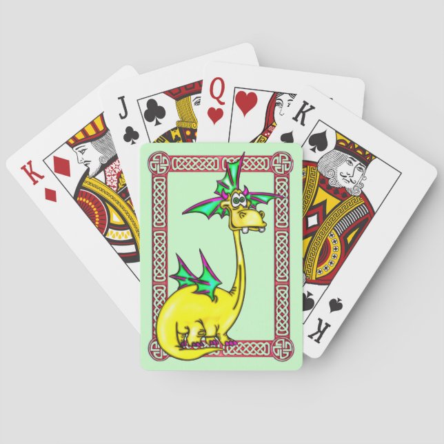 Funny Dragon Playing Cards (Back)