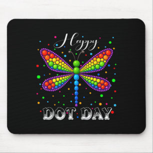 Funny Dragonfly Lover Polka Dots Happy Dot Day Boy Mouse Pad