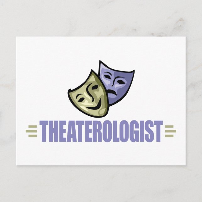 Funny Drama Theater Postcard (Front)