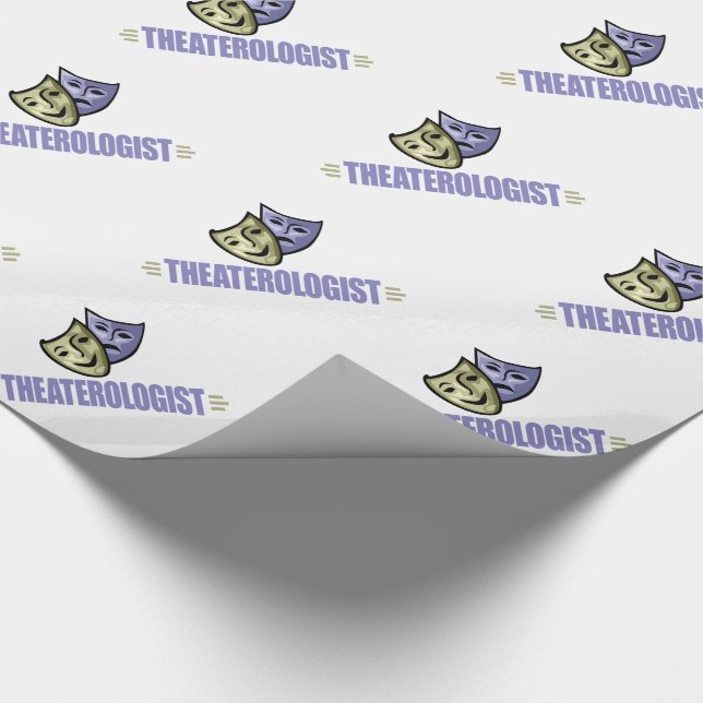 Funny Drama Theatre Wrapping Paper (Corner)