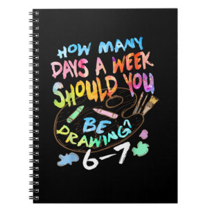 Funny Drawing Sketching Artist Notebook