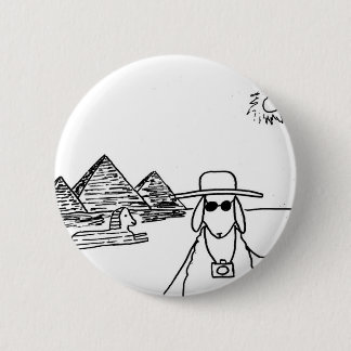 Funny drawings 6 cm round badge