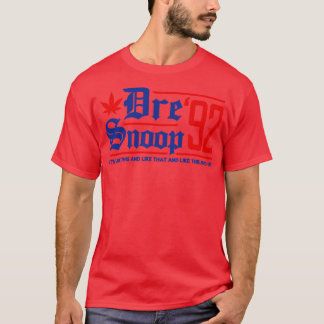 Funny Dre Snoop 92 Election Parody Old School West T-Shirt