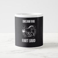 Funny Dream Big Fart Loud Distressed Horse Graphic