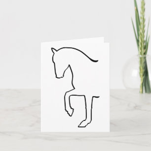Funny Dressage Equestrian Horse Rider Gift For Wom Card